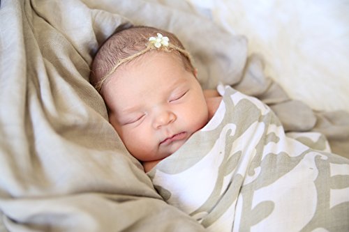 שמיכת ספירה של המוסלין של התינוק מאת לולי לאמה - רך במבוק מבמבוק | חוטפים גדולים לתינוקות לנוחות ושינה